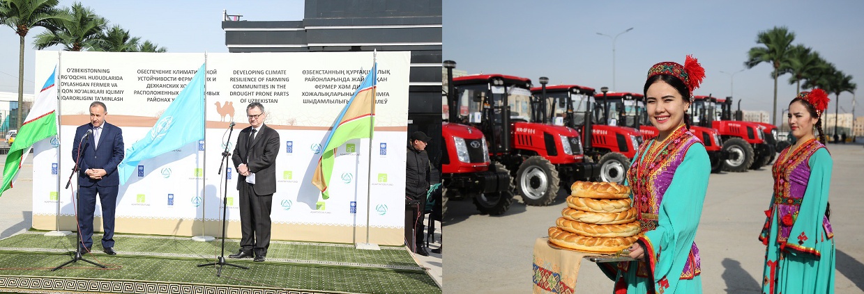 ПРООН предоставила Каракалпакстану сельскохозяйственное оборудование и технику