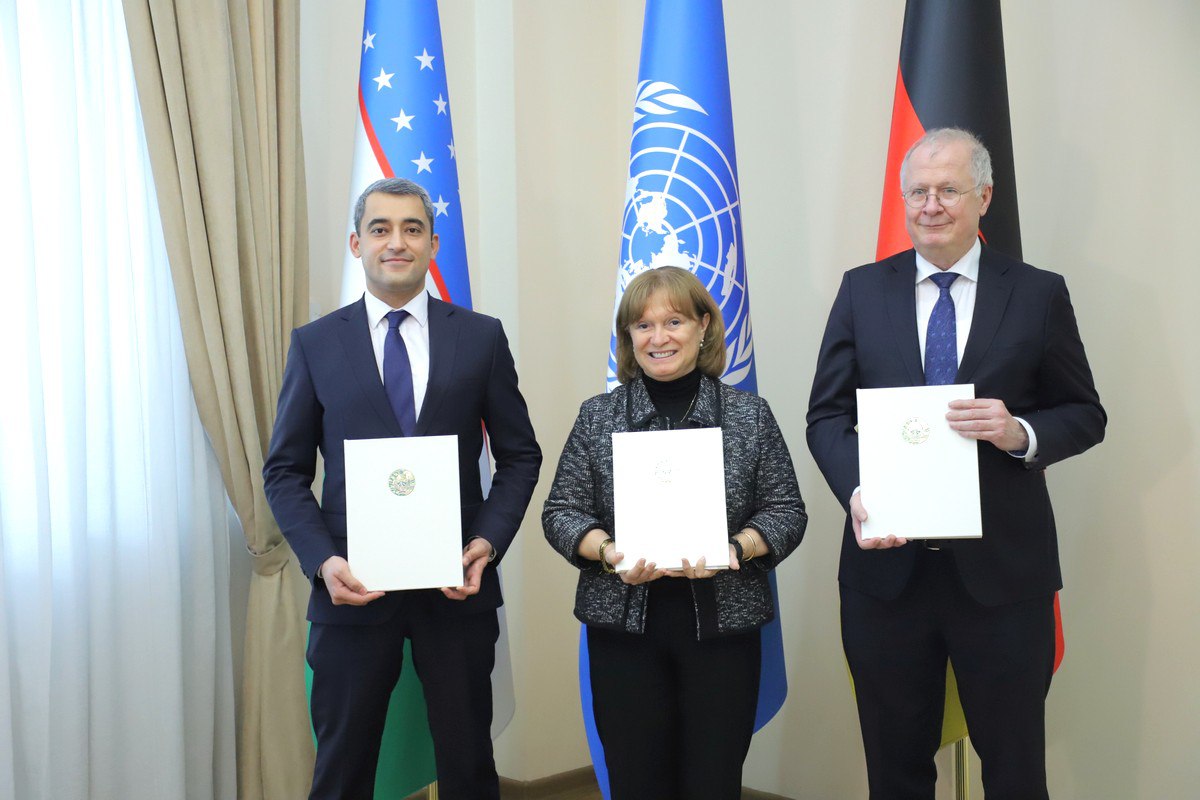 Правительства Узбекистана и Германии совместно с ООН в Узбекистане подтверждают свою поддержку Трастового фонда для региона Приаралья 